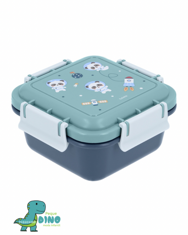 Caja Almuerzo Grande Pandas Space Verde