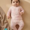 Conjunto Velour 2 Piezas Flores