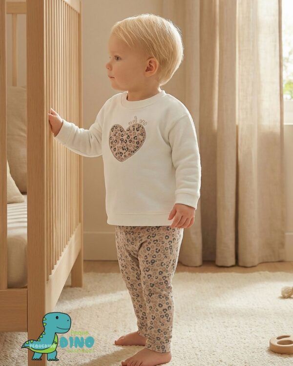 Chándal 2 Piezas One Love Leopard Bebé Niña Waterlemon – Pequedino