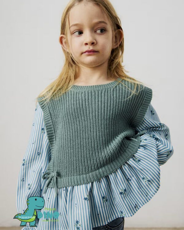 Camisa con top niña