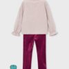 Conjunto legging terciopelo lazos