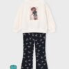 Conjunto legging y sudadera lazos
