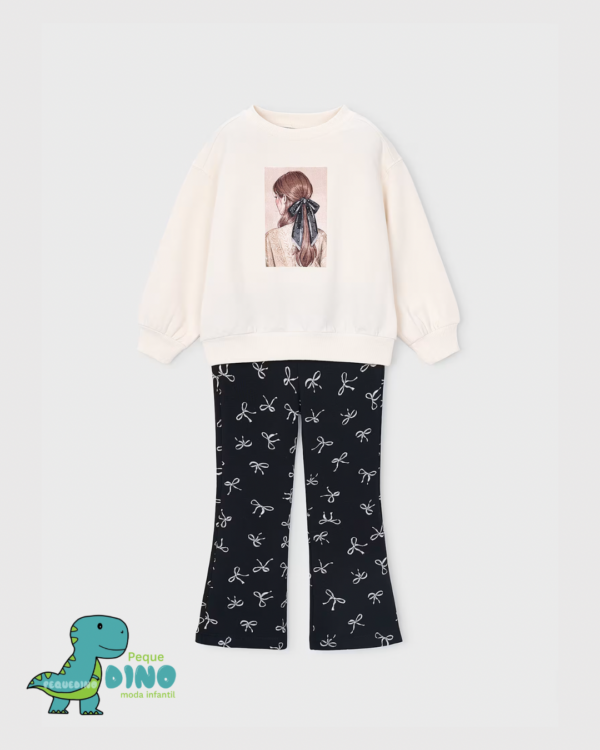 Conjunto legging lazos
