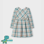 Vestido Cuadros Escoceses Manga Larga Niña Mayoral – Pequedino