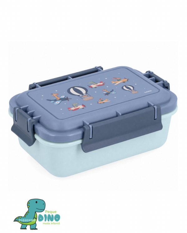 Caja Bento Aviones Tutete con Tenedor