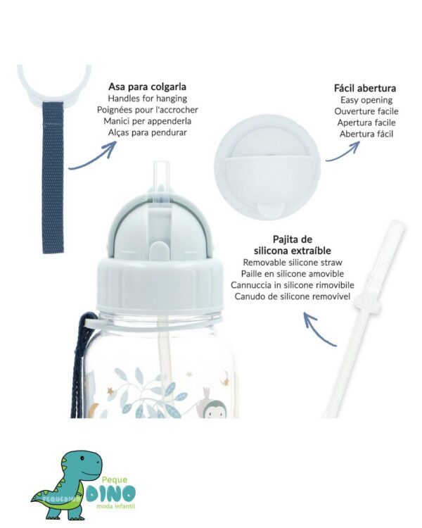 botella plastico buho tutete