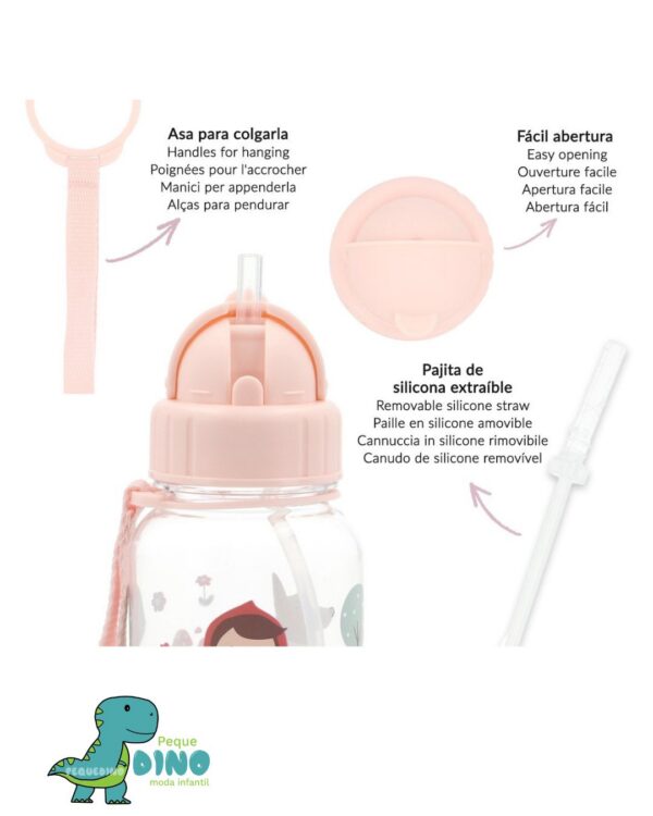 botella plastico caperucita tutete