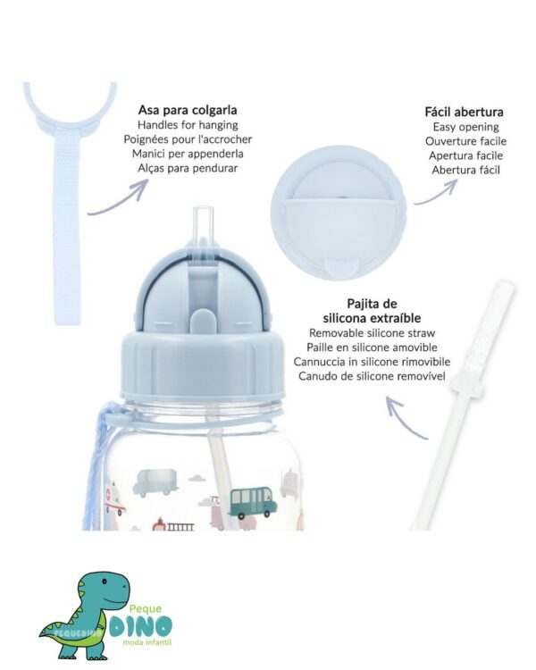 botella plastico coches tutete