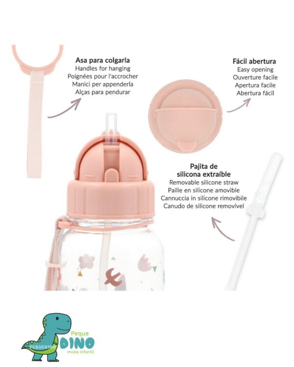 botella plastico flores tutete