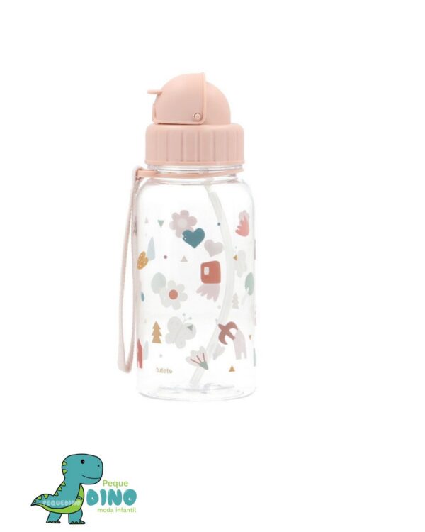 botella plastico flores tutete