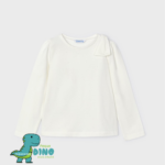 Camiseta Manga Larga Lazo Hombro Niña Mayoral – Pequedino