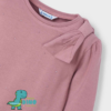 Camiseta Manga Larga Lazo Hombro Niña Rosa Mayoral – Pequedino