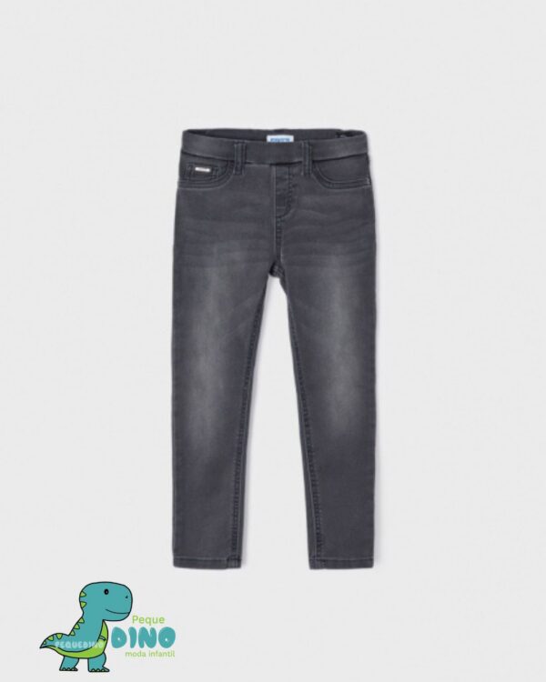 Pantalón Vaquero Skinny Niña Gris Sin Botón Mayoral – Pequedino