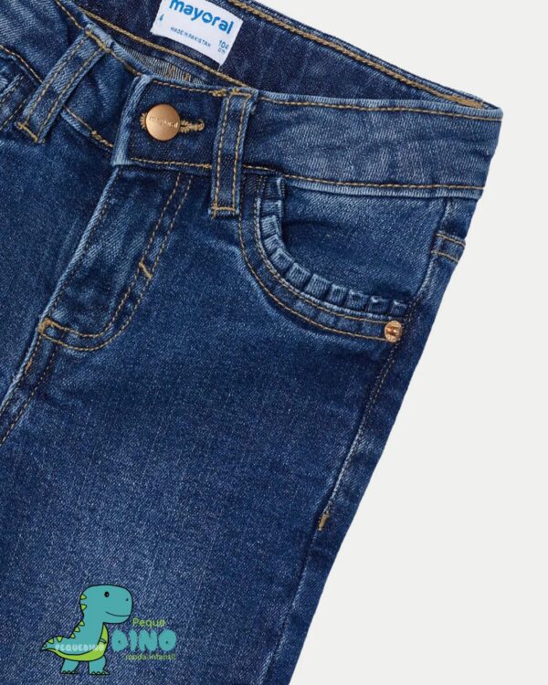 Pantalón Vaquero Slim Niña Azul Medio Mayoral – Pequedino