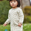 Vestido Punto Leopardo Bebé Niña Verde Kaki