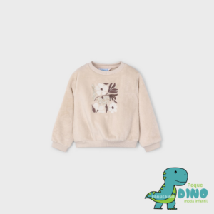 Sudadera Terciopelo Flores