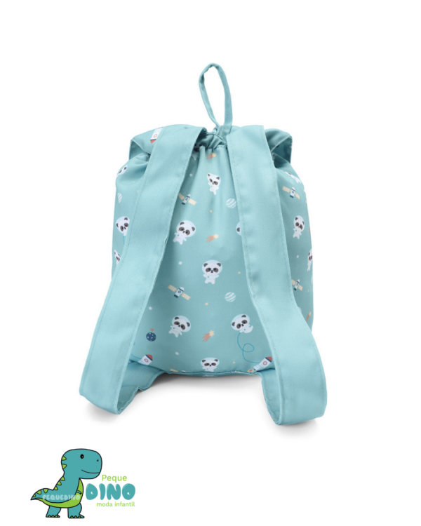 mochila tela panda trasera