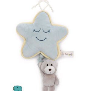 peluche musical oso estrella