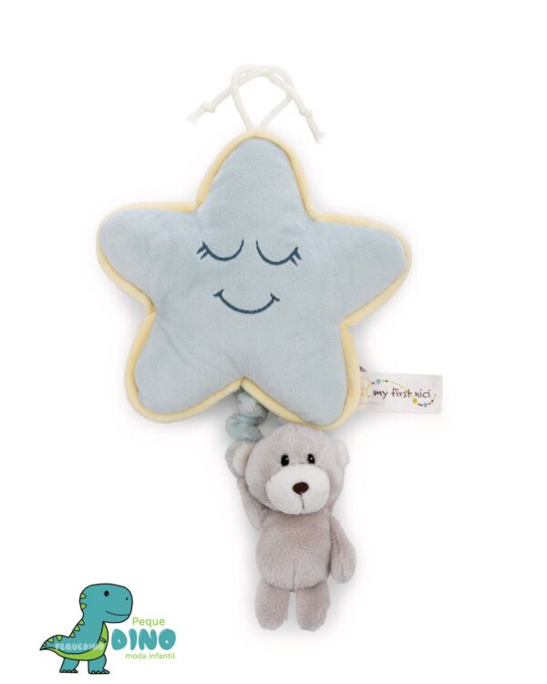peluche musical oso estrella