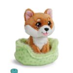 peluche perro cesta