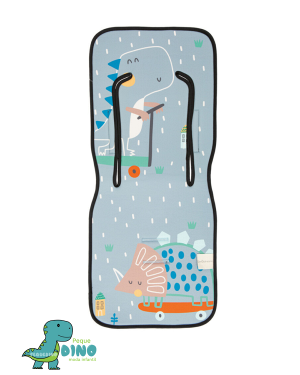 Colchoneta silla paseo estampada Scooter Dinos