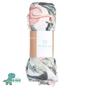 muselina bambu flamingo